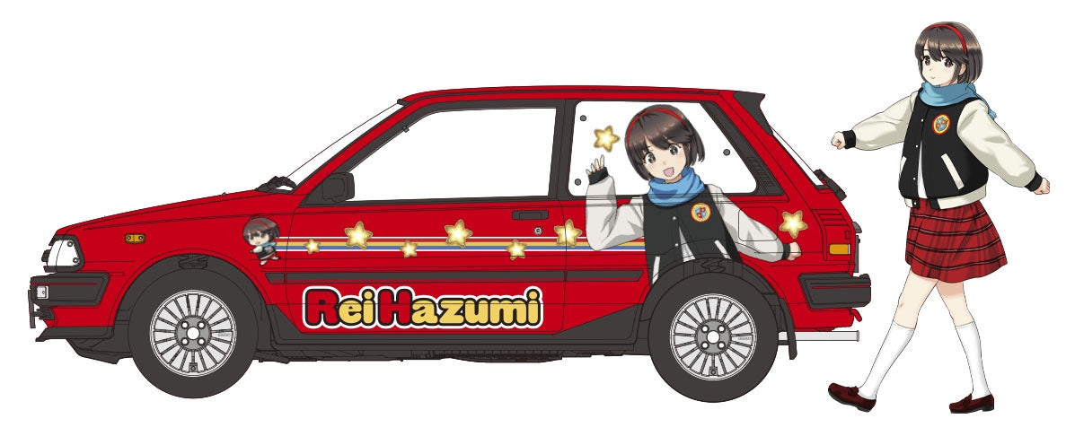Hasegawa SP633 Toyota Starlet EP71 &amp;quot;Rei Hazumi&amp;quot; w/ Figure 1/24 – zdjęcie 6