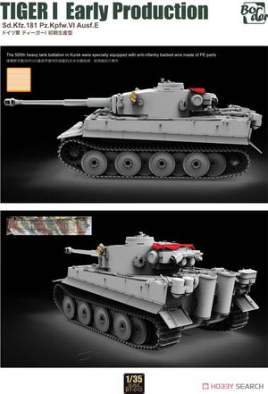 Border Model BT-010 Tiger I Early Production Sd.Kfz.181 Pz.Kpfw.VI Ausf.E 1/35 – image 3