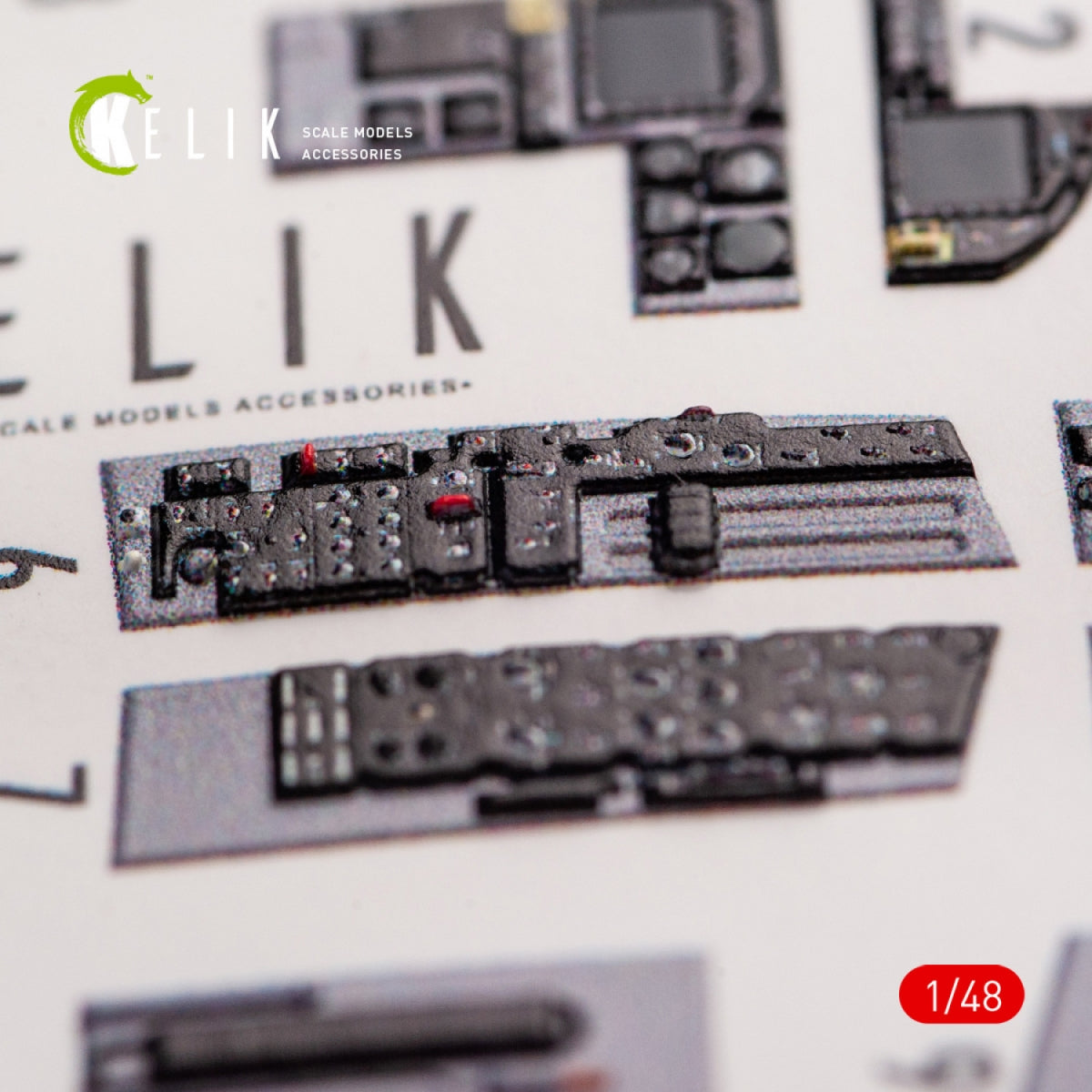 KELIK K48065 F-18C HORNET INTERIOR 3D DECALS FOR HASEGAWA KIT 1/48 – zdjęcie 6