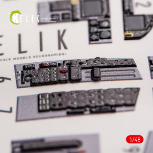 KELIK K48065 F-18C HORNET INTERIOR 3D DECALS FOR HASEGAWA KIT 1/48 – zdjęcie 6