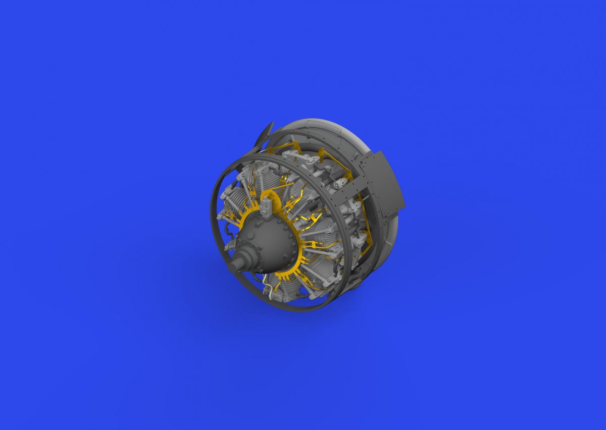 Eduard 648827 F4F-3A engine PRINT EDUARD 1/48 – zdjęcie 4