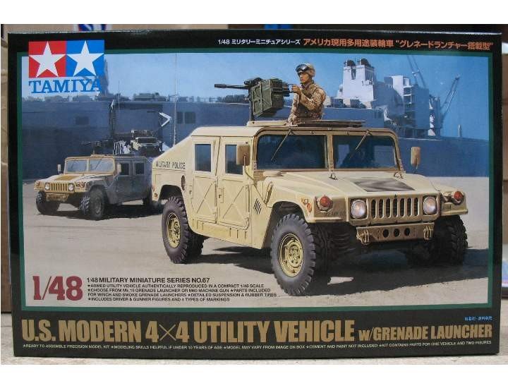 Tamiya 32567 US Modern 4x4 Utility Vehicle with Grenade Launcher (1/48)