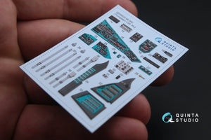 Quinta Studio QD35020 Mi-24V 3D-Printed &amp;amp; coloured Interior on decal paper (for Trumpeter kit) 1/35 – zdjęcie 3