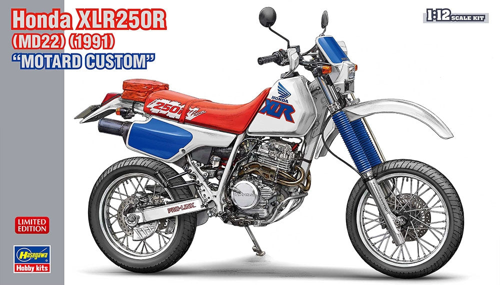 Hasegawa 21779 Honda XLR250R (MD22) (1991) "Motard Custom" 1/12