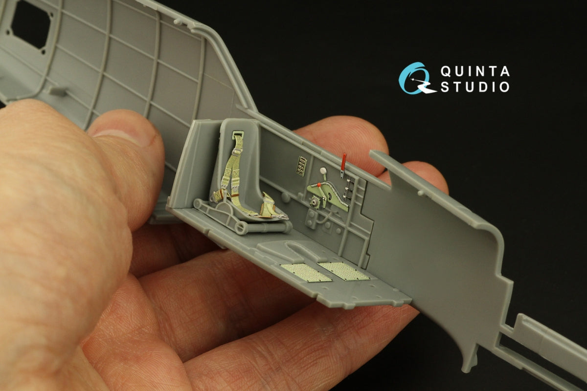 Quinta Studio QD32177 Bf 109E3/4 3D-Printed coloured Interior on decal paper (Trumpeter) 1/32 – zdjęcie 6