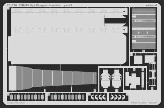 Eduard 73276 MH-53 interior 1/72 ITALERI – zdjęcie 4