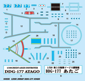 Trumpeter 04536 JMSDF DDG-177 Atago Destroyer 1/350 – zdjęcie 3