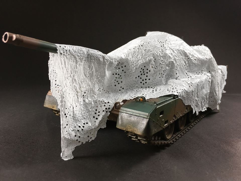 AFV Club AC35022 EXTRA THIN CAMOUFLAGE NET-JGSDF SNOW 1/35 – zdjęcie 2