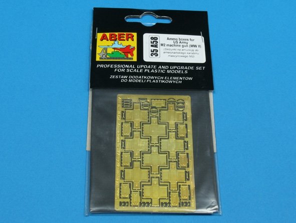 Aber 35A058 Ammunition boxes for Browning M2 (WWII) (1/35) – image 3