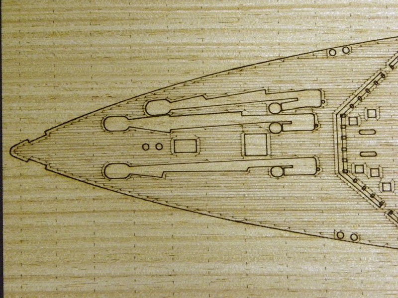 Pontos 35004WD1 HMS Prince of Wales Wooden Deck set 1/350 – zdjęcie 2