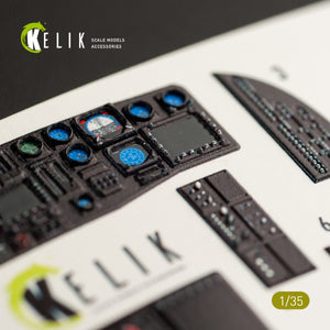 KELIK K35017 HH-60G PAVE HAWK INTERIOR 3D DECALS FOR KITTY HAWK KIT 1/35 – image 6
