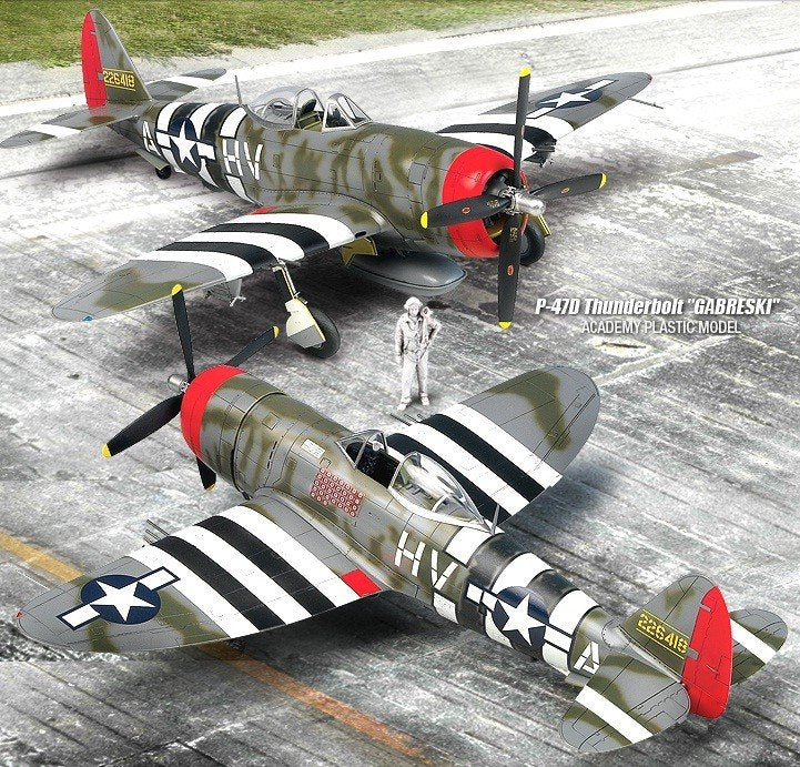 Academy 12222 P-47D Thunderbolt (GABRESKI)1/48 – zdjęcie 3