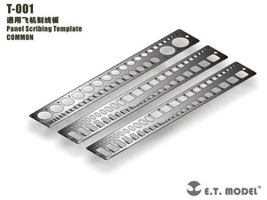 E.T. Model T-001 Panel Scribing Template ( szablon grawerski )
