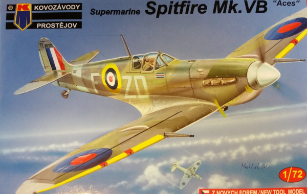 Kovozavody Prostejov KPM0074 Supermarine Spitfire Mk.VB &amp;quot;Aces&amp;quot; 1/72