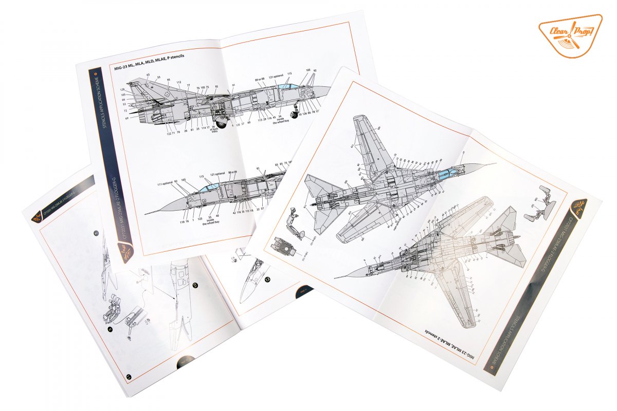 Clear Prop! CP72031 MiG-23MLAE-2 Flogger-G EXPERT KIT 1/72 – image 34