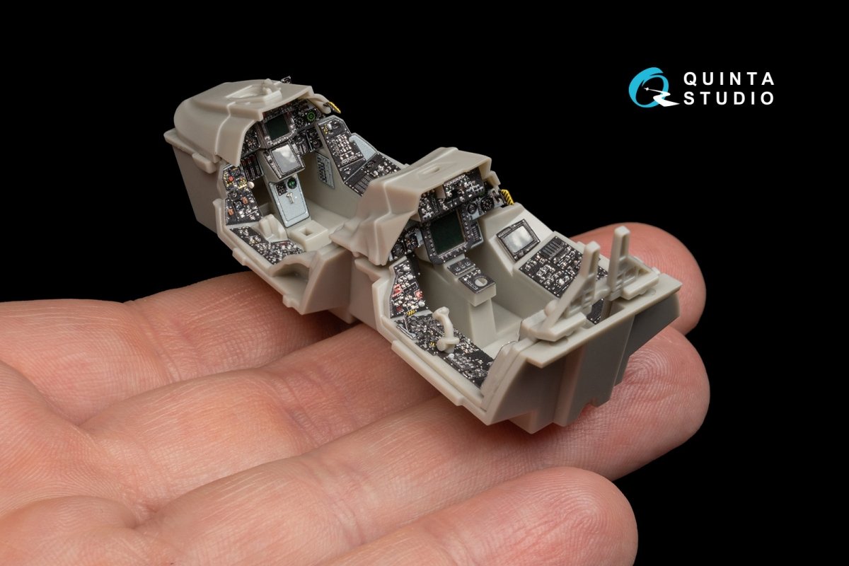 Quinta Studio QD48231 F-14A Late 3D-Printed &amp;amp; coloured Interior on decal paper (for Tamiya kit) 1/48 – zdjęcie 7
