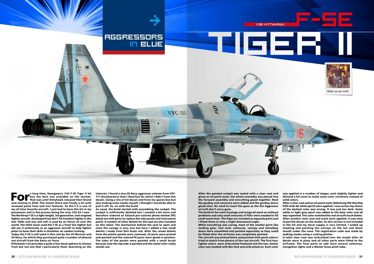 AK-Interactive AK2941 ACES HIGH 19: AGGRESSORS IN BLUE (English / Spanish) – image 5