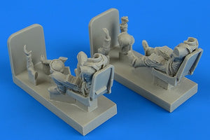 Aerobonus 480163 German Luftwaffe Pilot &amp;amp; Operator with seats for Me-262B-1A/U1 1/48 Hobby Boss