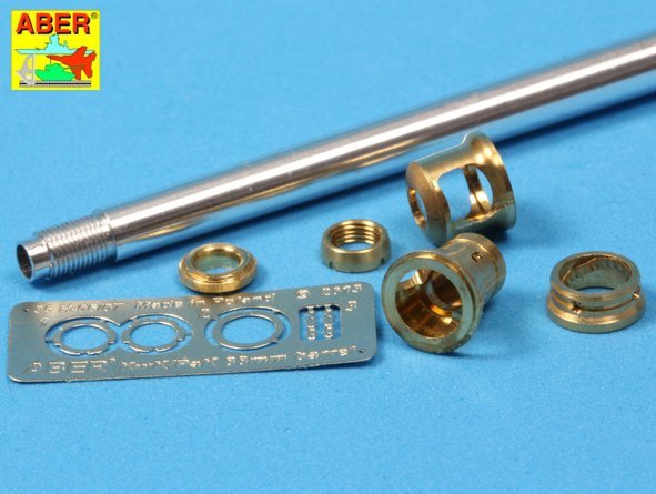 Aber 35L-008N 88mm KwK 43/3 L/71 barrel for German Heavy Tank Tiger B Serien-Turm and Tank Destroyer Jagdpanther, Late Barrel 1/35 – zdjęcie 3