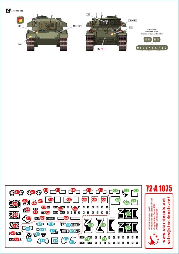 Star Decals 72-A1075 Australia in Vietnam # 1. Aussie Centurion Mk 5. 1/72 – zdjęcie 2
