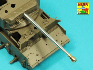 Aber 35L-332 76.2 mm (3 inch) 17 pounder Mk. II barrel with muzzle brake for A34 COMET tank 1/35 – image 9
