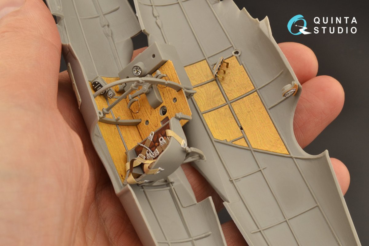 Quinta Studio QD32112 Pfalz D.III 3D-Printed &amp;amp; coloured Interior on decal paper ( Roden ) 1/32 – zdjęcie 11