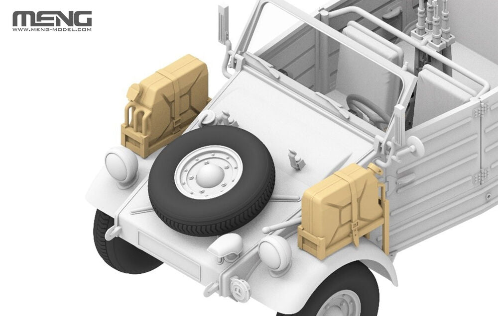 Meng Model VS-015 Type 82 German Pkw.K1 Kubelwagen (North Africa) 1/35 – zdjęcie 13