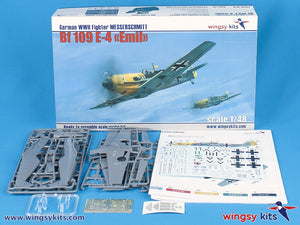Wingsy Kits D5-10 German WWII Fighter MESSERSCHMITT Bf 109 E-4 1/48 – image 2