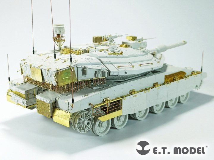 E.T. Model E35-300 Israel Merkava Mk.4/4 LIC MBT Side Skirts For Meng 1/35 – zdjęcie 2
