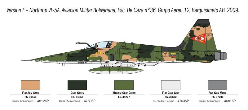 Italeri 1441 F-5A Freedom Fighter 1/72 – zdjęcie 9