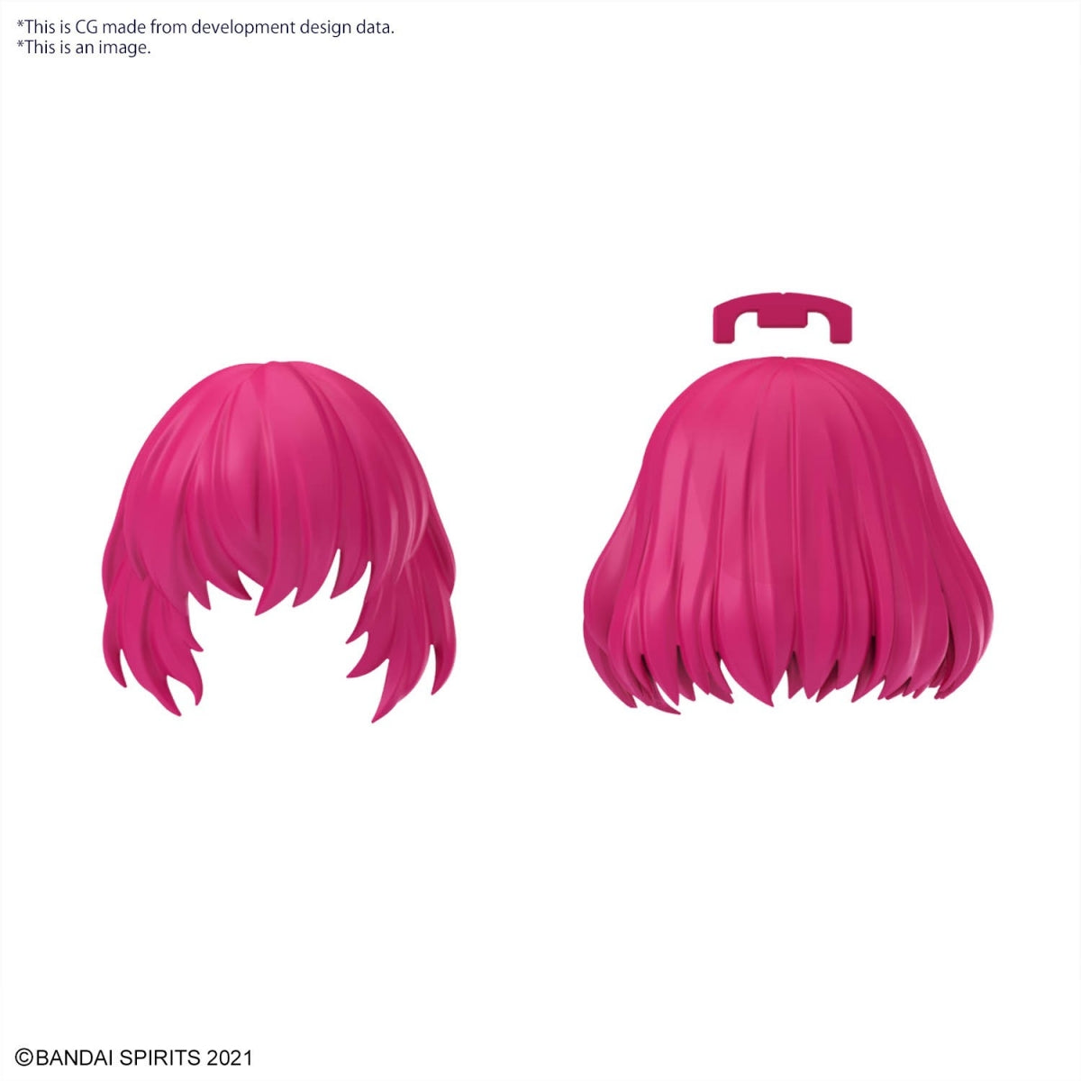 Bandai 67139 30MS OPTION HAIR STYLE PARTS VOL.10 ALL 4 TYPES – zdjęcie 10