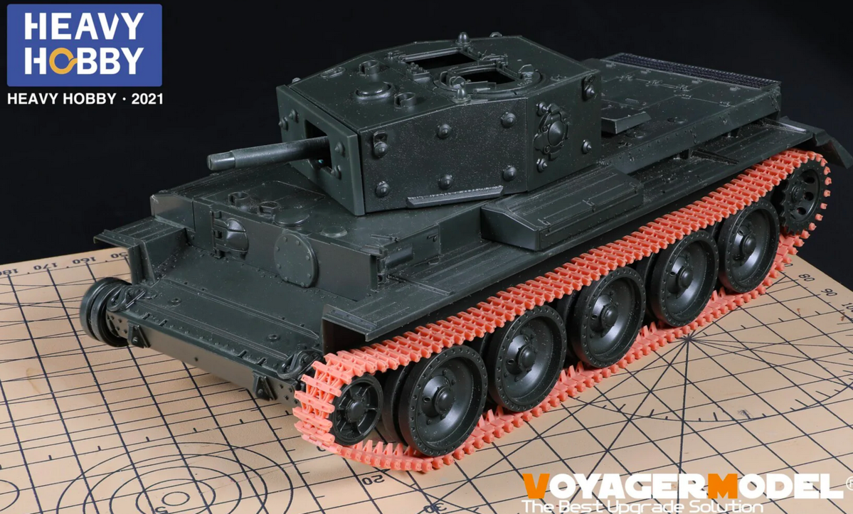 Heavy Hobby PT35024 Chenilles de char britannique Cromwell de la Seconde Guerre mondiale, échelle 1/35