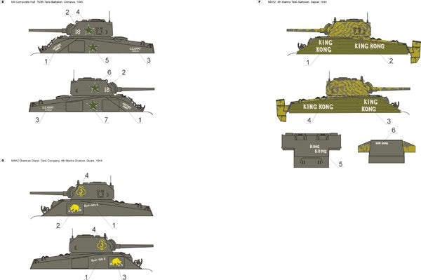 ToRo Model 35D54 - PTO Sherman tanks vol.1 1/35 – zdjęcie 2