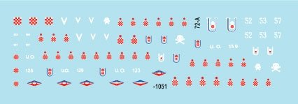 Star Decals 72-A1051 Balkan WW2 # 1. Croatia in WW2. Ustache/Ustacha tanks 1/72 – zdjęcie 3