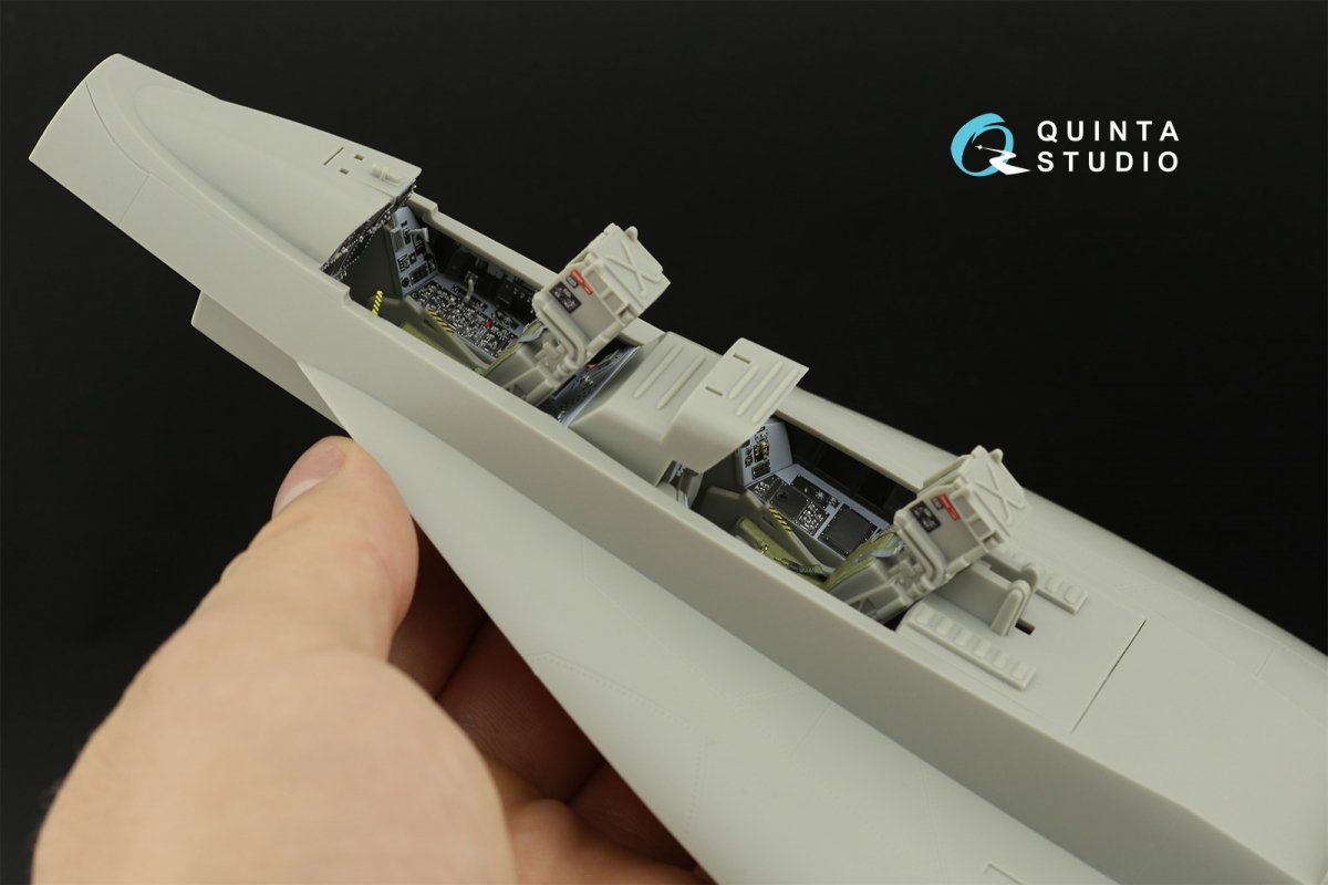 Quinta Studio QD32123 F/A-18F early 3D-Printed &amp;amp; coloured Interior on decal paper (Trumpeter) 1/32 – zdjęcie 13