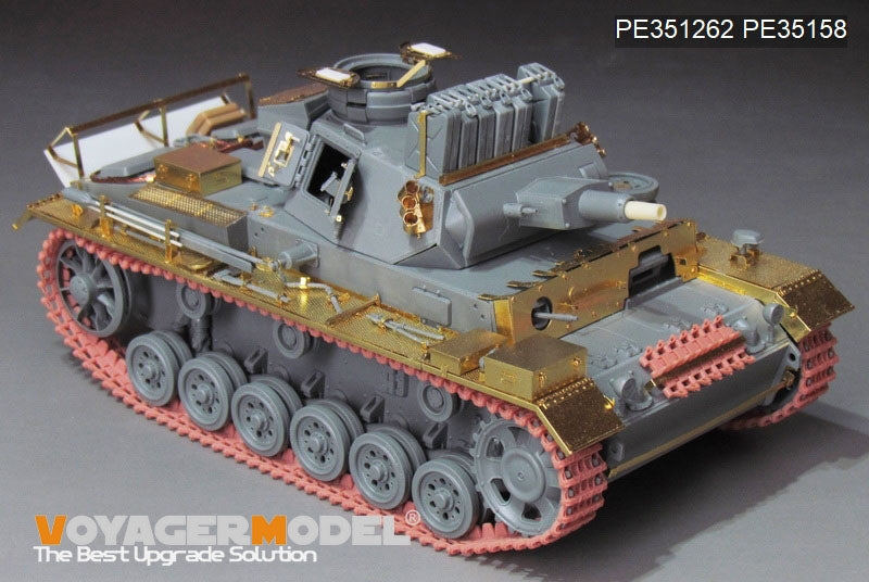 Voyager Model PE351262 WWII Pz.KPfw. III Ausf N Africa troop upgrade set basic For DRAGON 6431/6956 1/35 – zdjęcie 8