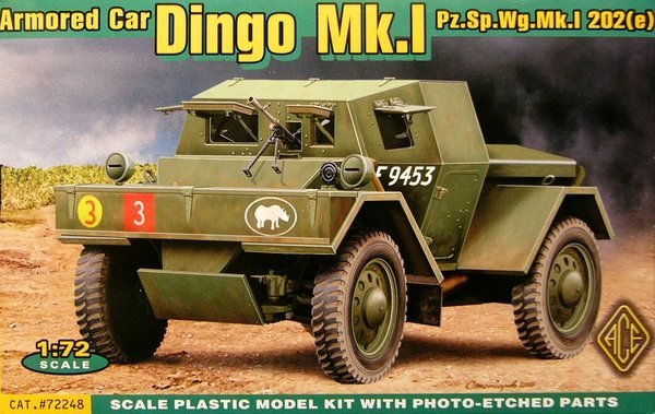 ACE 72248 Armored Car Dingo Mk.I Pz.Sp.Wg.Mk.I 202(e) 1/72
