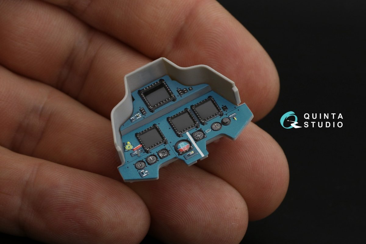 Quinta Studio QDS-32095 Su-30SM 3D-Printed &amp;amp; coloured Interior on decal paper (conversion for Trumpeter Su-30MKK) (Small version) 1/32 – zdjęcie 4