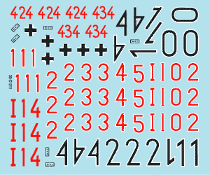 Star Decals 35-C1211 German tanks in Italy # 11 Panther A &amp;amp; G 1/35 – image 3