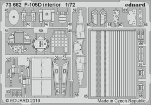 Eduard 73662 F-105D interior 1/72 TRUMPETER – image 2