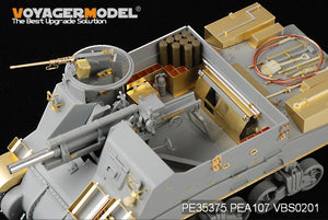 Maquette Voyager PE35375 Fusil américain M7 Priest de la Seconde Guerre mondiale (production intermédiaire) avec étui à munitions et ensemble téléphonique pour DRAGON 6637 au 1/35 – image 12