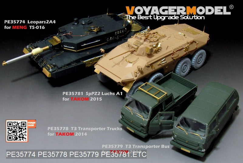 Voyager Model PE35781 Morden German SpPZ2 Luchs A1 Basic For TAKOM 2015 1/35 – zdjęcie 11