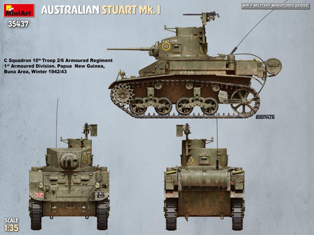 MiniArt 35437 Australian Stuart Mk. I 1/35