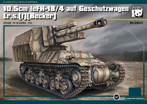 Panda Hobby 35037 10.5 cm LeFH - 18/4 auf Geschutzwagen Lr.S.(f)(Becker) (metal truck, metal tracks) 1/35