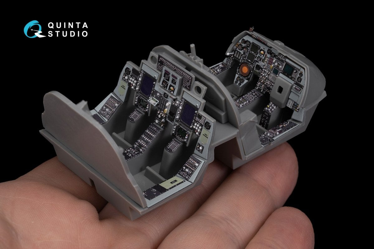 Quinta Studio QD48270 EA-6B Prowler (ICAP II) 3D-Printed &amp;amp; coloured Interior on decal paper (Kinetic) 1/48 – zdjęcie 12