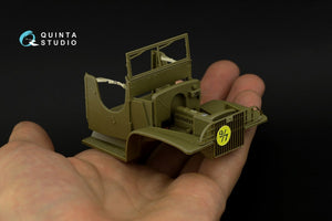 Quinta Studio QD35052 GMC CCKW 353 (open cab) 3D-Printed &amp;amp; coloured Interior on decal paper ( Tamiya ) 1/35 – zdjęcie 3