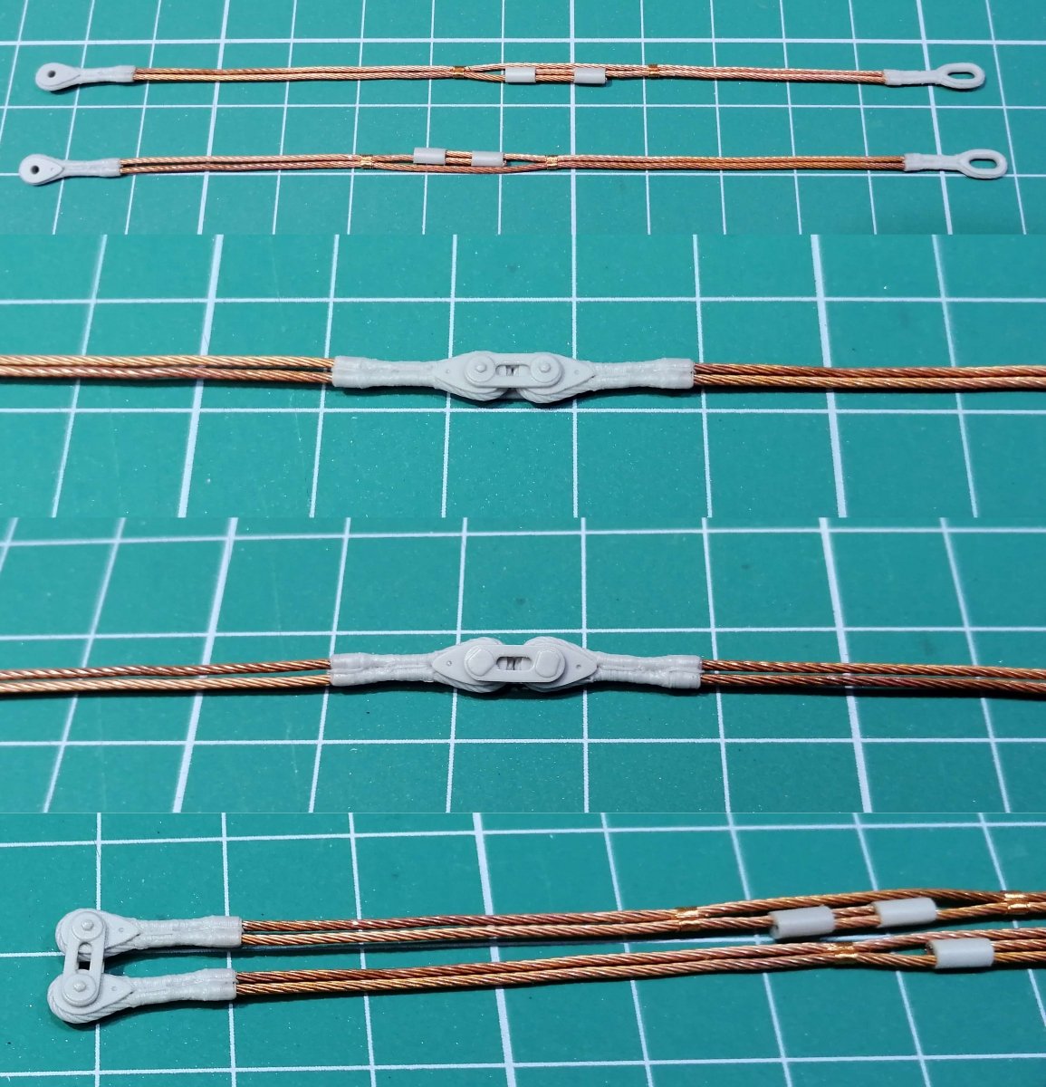 Eureka XXL ER-3561 Towing cable for Israeli Merkava I &amp;amp; II Tanks 1/35 – zdjęcie 2