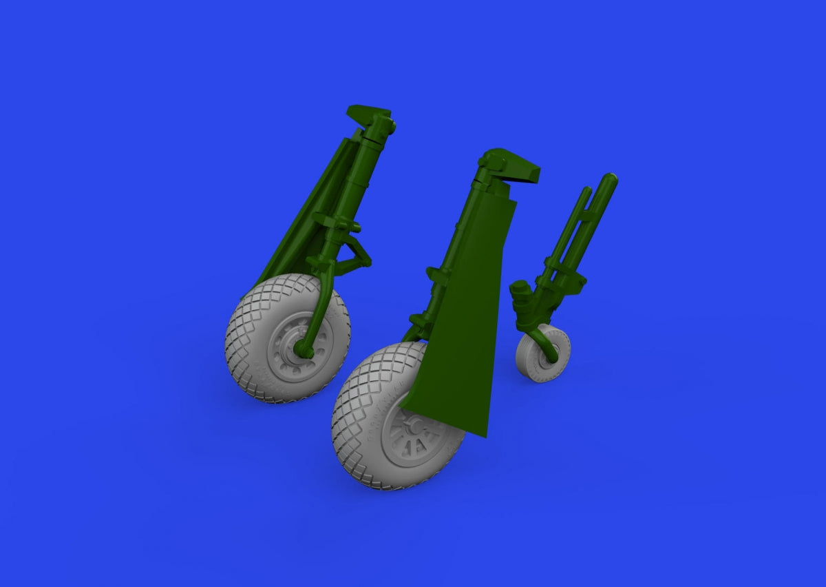 Eduard 672370 P-51D wheels diamond tread 2 EDUARD 1/72 – image 3