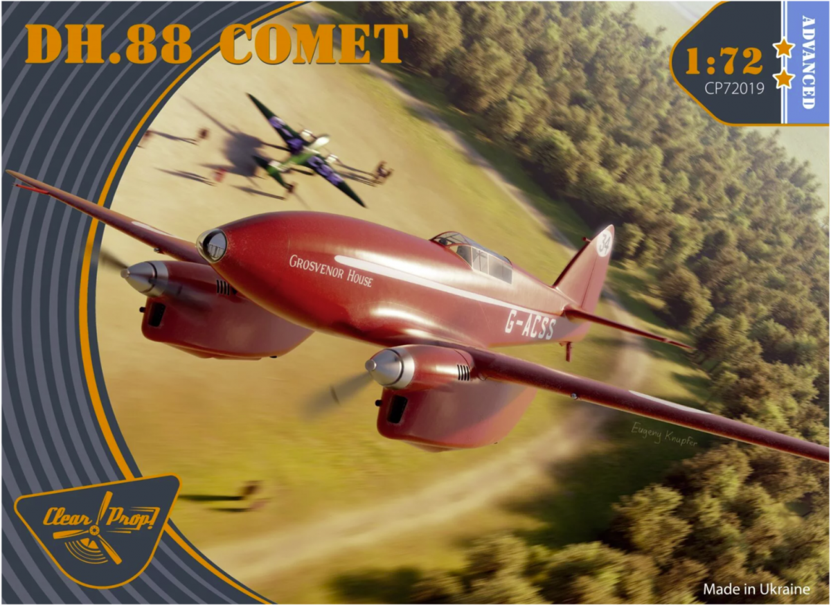 Clear Prop! CP72019 DH.88 COMET ADVANCED KIT 1/72 – zdjęcie 2