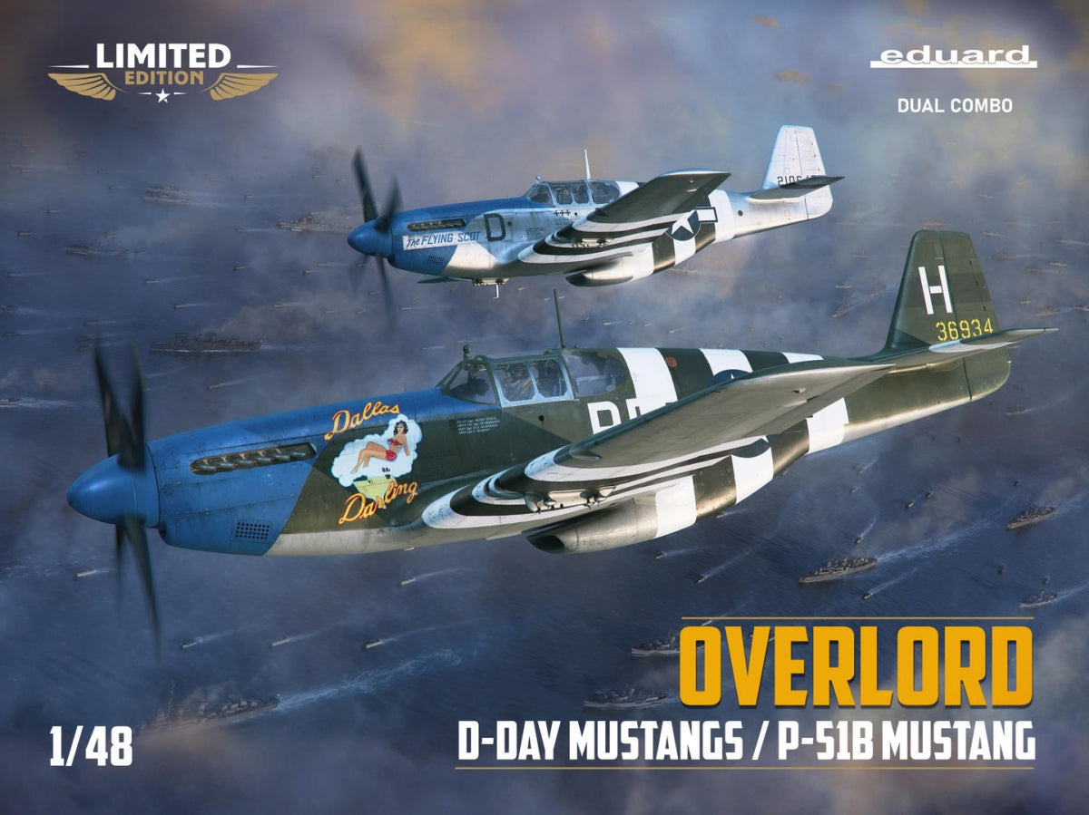 Eduard 11181 OVERLORD: D-DAY MUSTANGS / P-51B MUSTANG DUAL COMBO 1/48 – zdjęcie 2